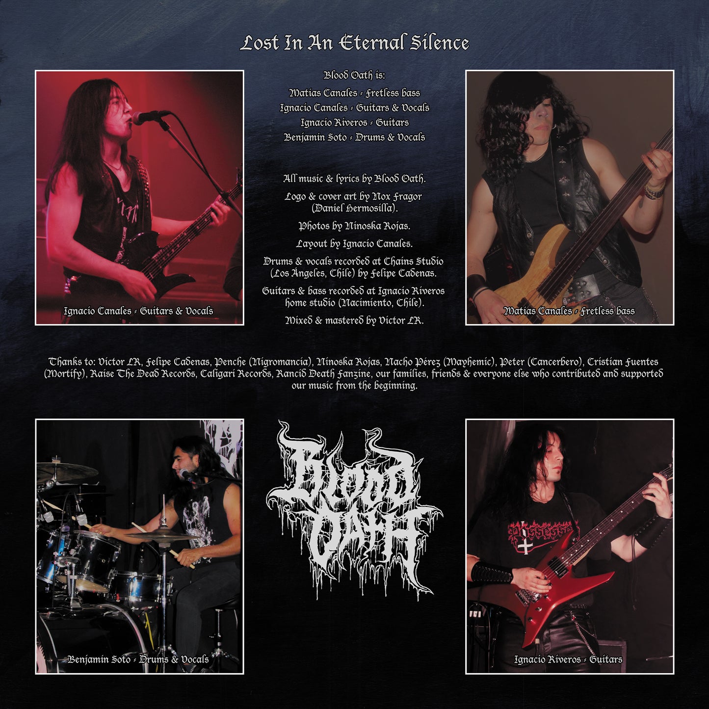 Blood Oath - Lost in an Eternal Silence 12" LP PRE-ORDER