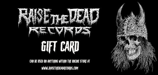 Raise the Dead Records Girt Card