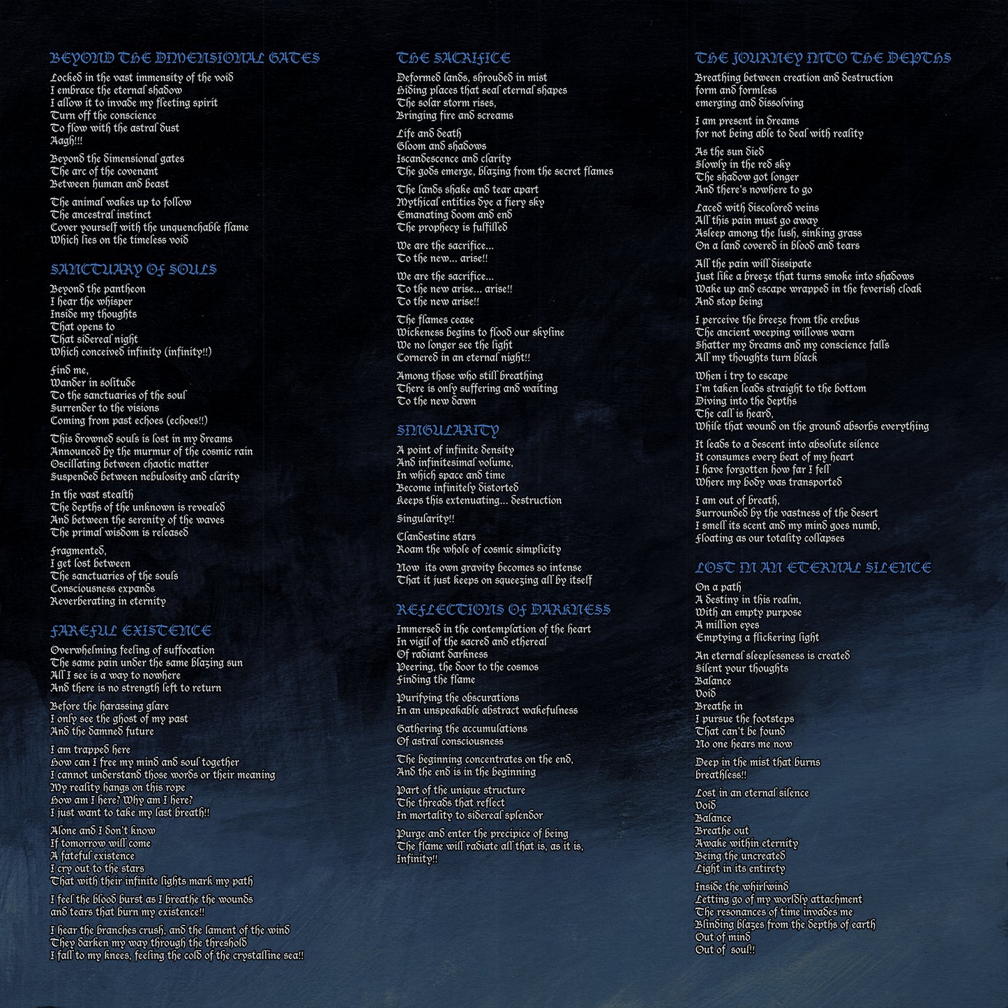 Blood Oath - Lost in an Eternal Silence 12" LP  PRE-ORDER